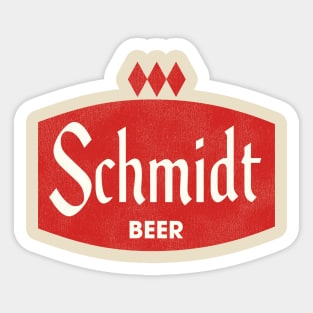 Schmidt Beer Retro Defunct Brewing Sticker